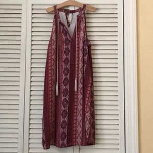 Hippie Rose Multicolored Pattern Dress